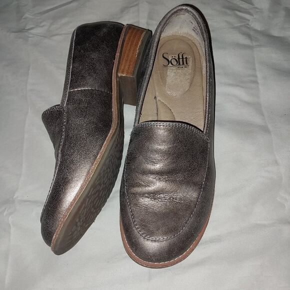 Ladies Bronze Soffit Leather Napoli Loafer size 7 1/2 - Picture 4 of 4